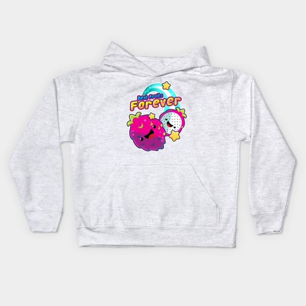 BFF Kids Hoodie by ginaromoart